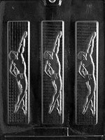 Male Swimmer Long Chocolate Bar Mold
