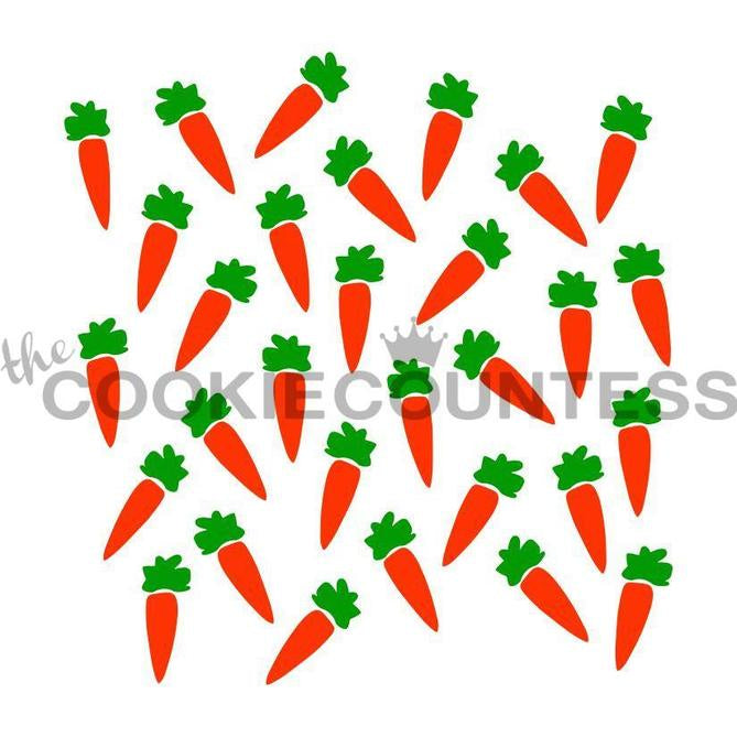 2 Piece Carrot Stencil