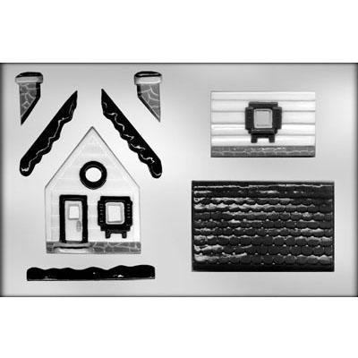 5.5 Inch, 3D House Chocolate Mold