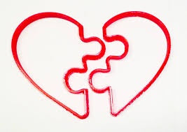 Heart 2 Piece Puzzle Cutter