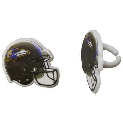 baltimore ravens football helmets Baltimore Ravens Helmets Cupcake Rings