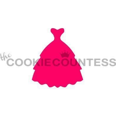 Dress Silhouette 1 Stencil