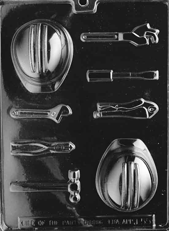 Construction Tools Chocolate Mold