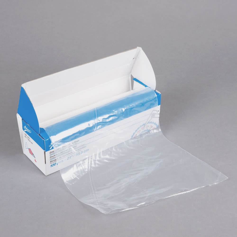 21 Inch, Ateco Disposable Piping Bags, Roll of 100 Bags