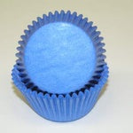 Light Blue, Mini Bake Cups - 50ish Mini Cupcake Liners