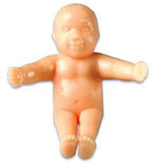 King Cake Baby - White