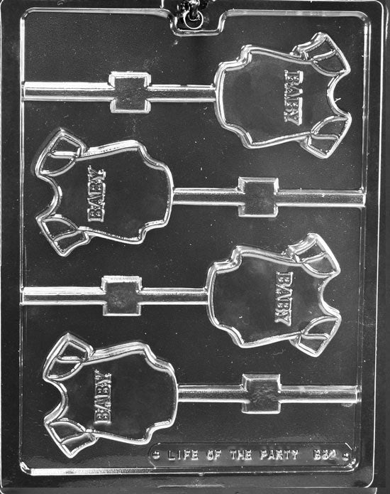 Onesie Lollipop Chocolate Mold