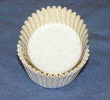White, Mini Bake Cups - 50ish Mini Cupcake Liners