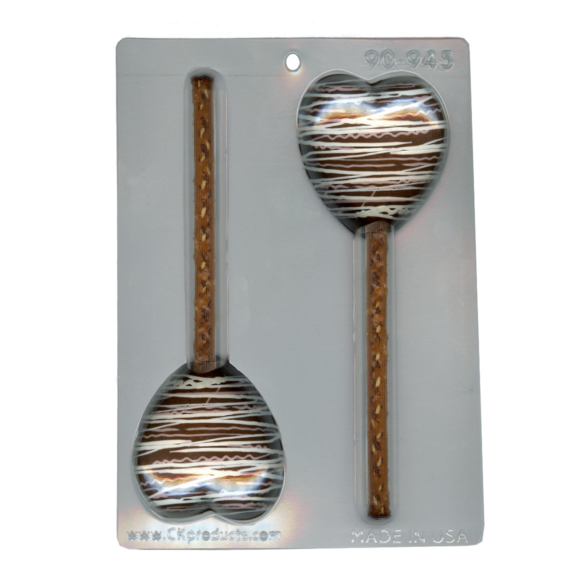 Pretzel Heart Chocolate Mold