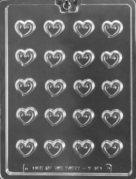 Heart Swirl Chocolate Mold