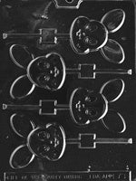 Baby Bunny Face Lollipop Chocolate Mold