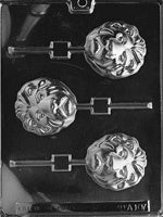 Lion Head Lollipop Chocolate Mold
