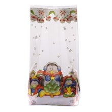 5x3x11.5 Bag - Merry Penguins - 10 Bags