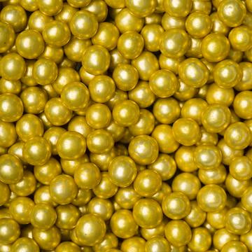 6MM Gold Dragees - Decorative Use Only