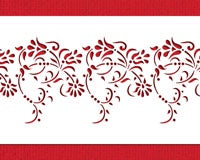 Medium Vintage Lace Stencil