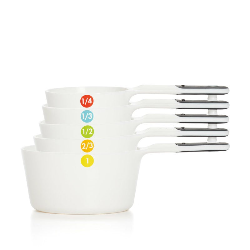 6 Piece, Good Grips Plastic Measuring Cups