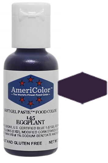 Eggplant, Americolor Soft Gel Paste Food Color, .75oz