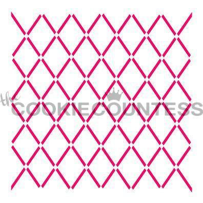 Argyle Lines Stencil