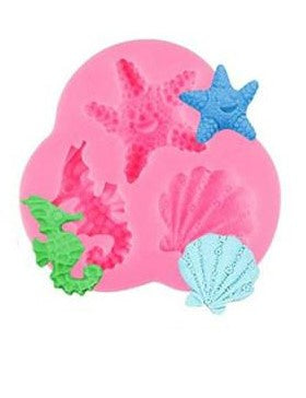 Starfish and Seahorse Silicone Mold