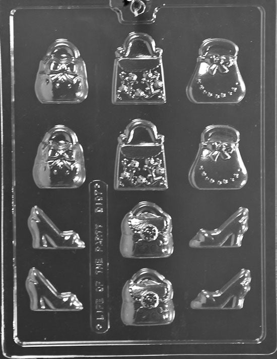 Small Purse And Shoe Chocolate Mold