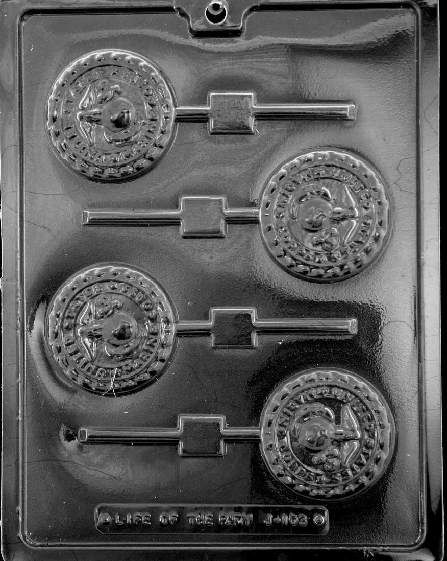 US Marine Lollipop Chocolate Mold