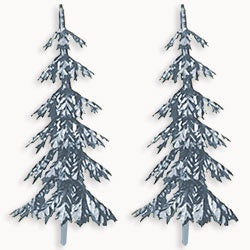 Silver Christmas Tree Pick