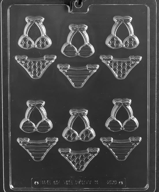 Bite Size Bikinis Chocolate Mold