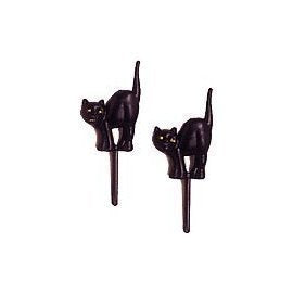 Black Cat - 12 Cupcake Picks