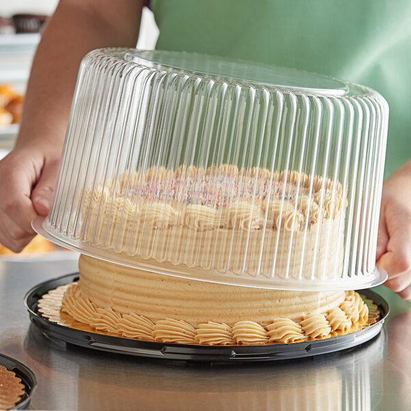 8 Inch Round Plastic Cake Carrier / Dome