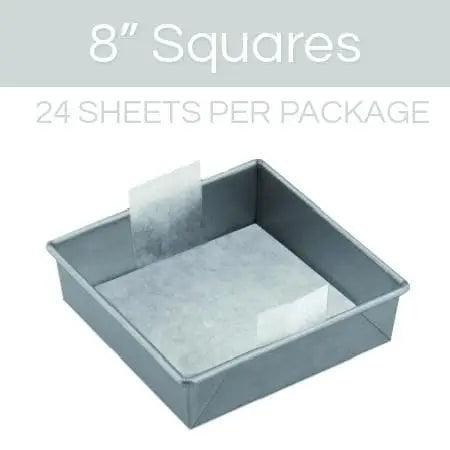 The Smart Baker 8 Inch Perfect Parchment Squares