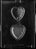 Heart With Bouquet Chocolate Box Mold
