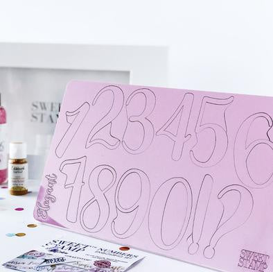 Sweet Stamp Giant Elegant Numbers & Symbols