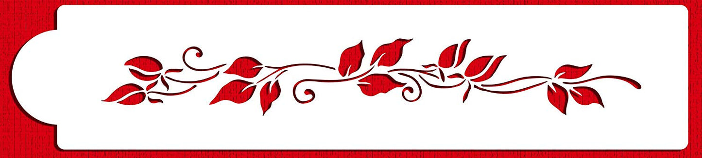 Rose Cake Tier Side Stencil