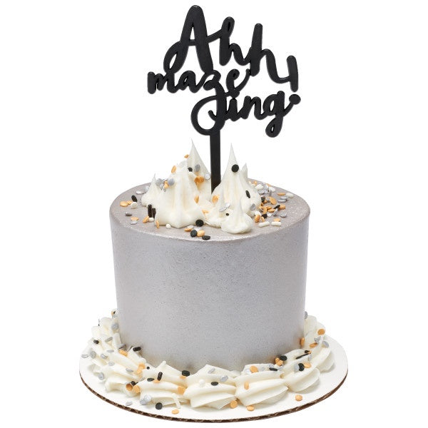 Ahhmazeing Graduation Cake Pick