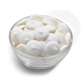 Merckens Super White Chocolate Candy Melts, 25lbs