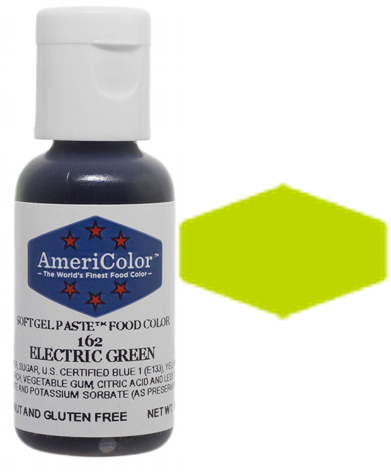 Electric Green, Americolor Soft Gel Paste Food Color, .75oz