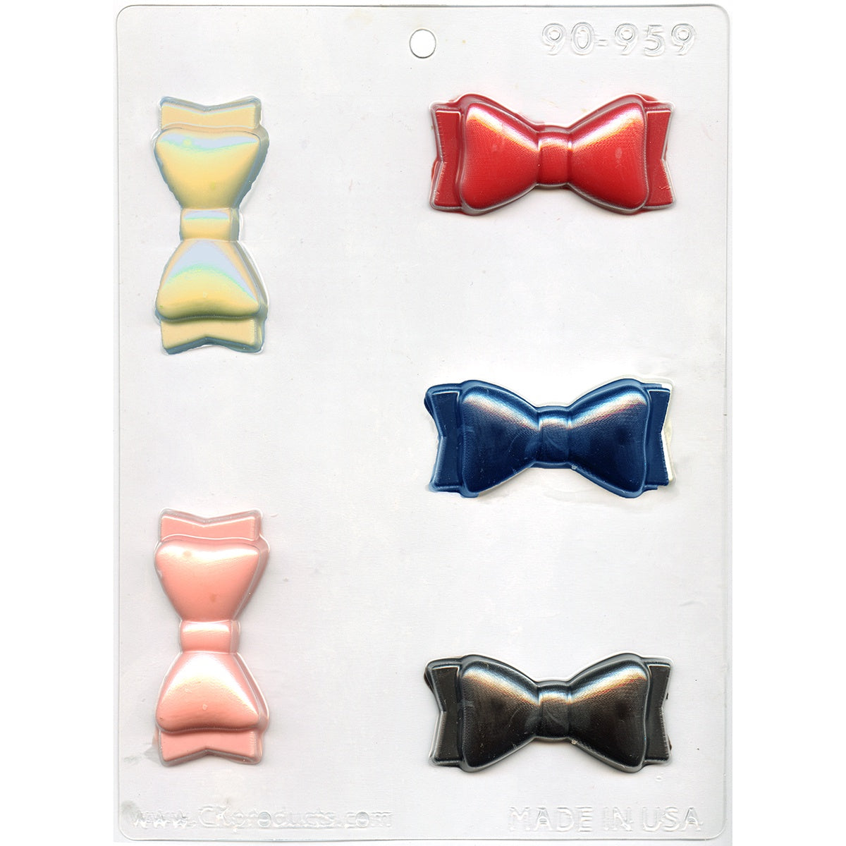 Bow Chocolate Mold (5 Cavities)
