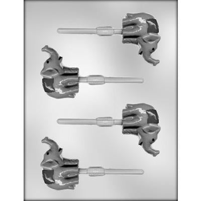 Medium Elephant Lollipop Chocolate Mold