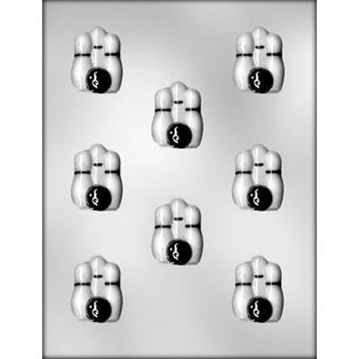 Bowling Pins And Ball Chocolate Mold