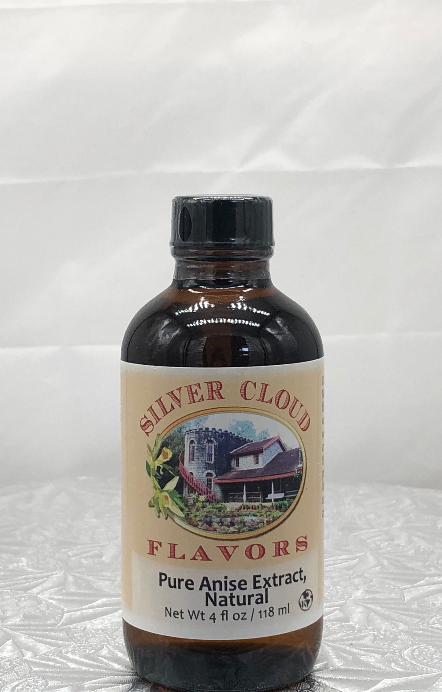 Pure Anise Extract, 4oz, Silver Cloud