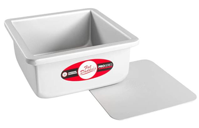 8x3 Inch, Fat Daddio's Square Cheesecake Pan