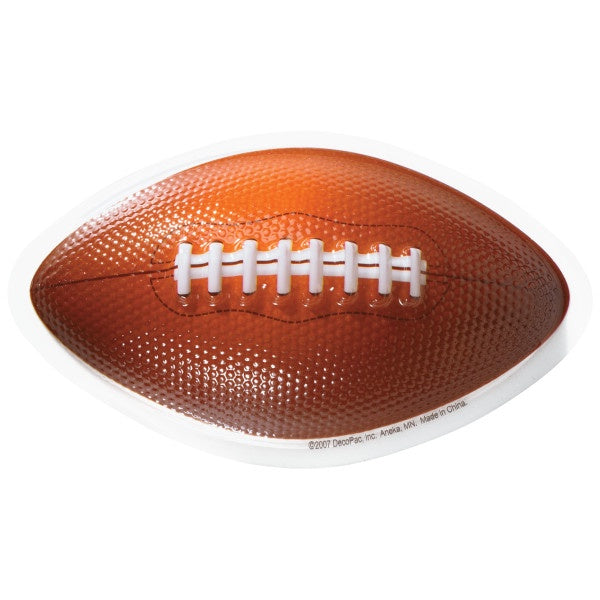 Football with Raised Laces Cake Topper Pop Top