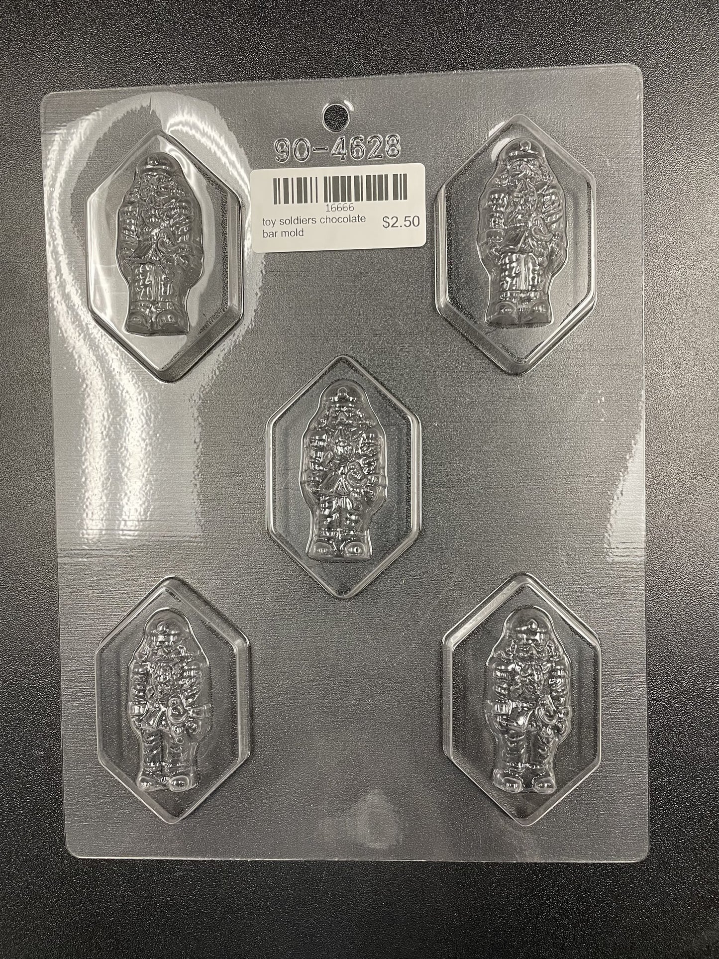 Toy Soldiers Chocolate Bar Mold