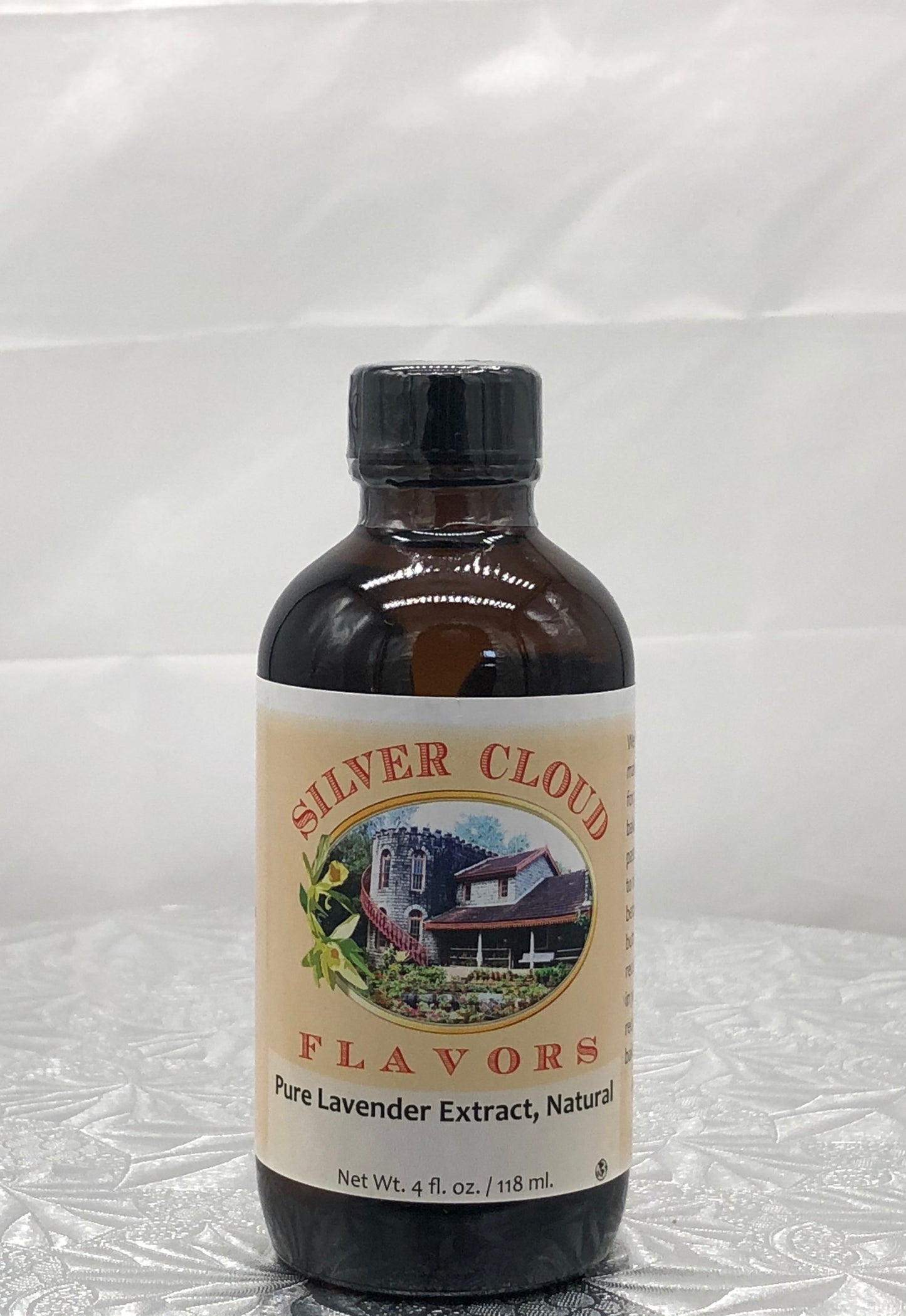 Pure Lavender Extract, 4oz, Silver Cloud