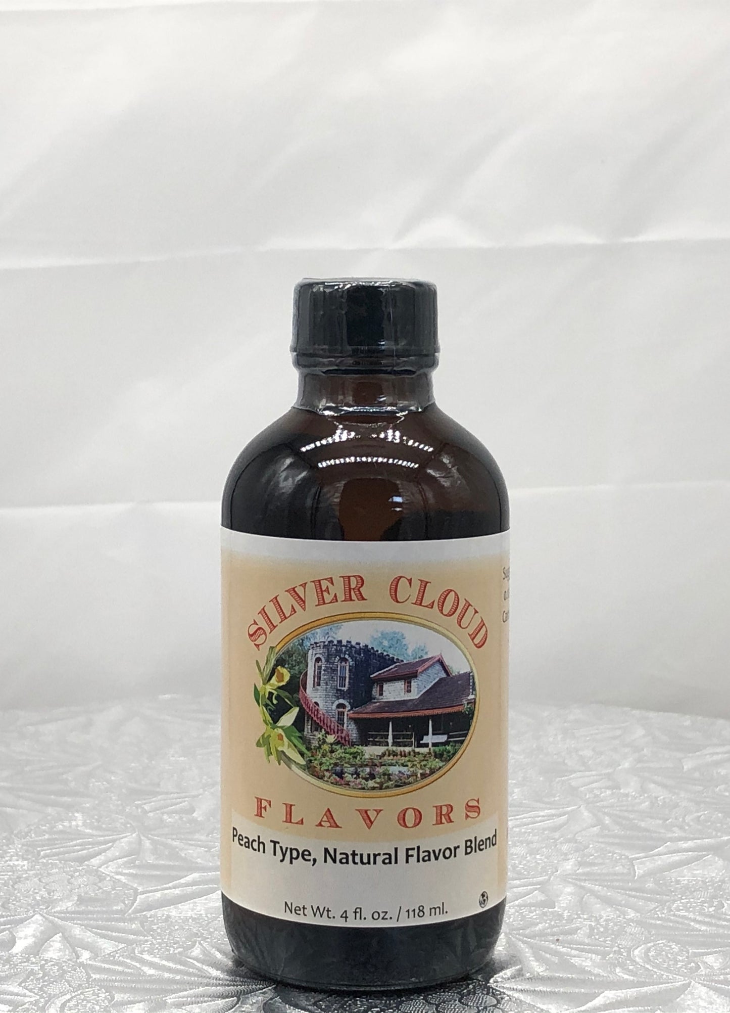 Peach Natural Flavor Blend, 4oz, Silver Cloud