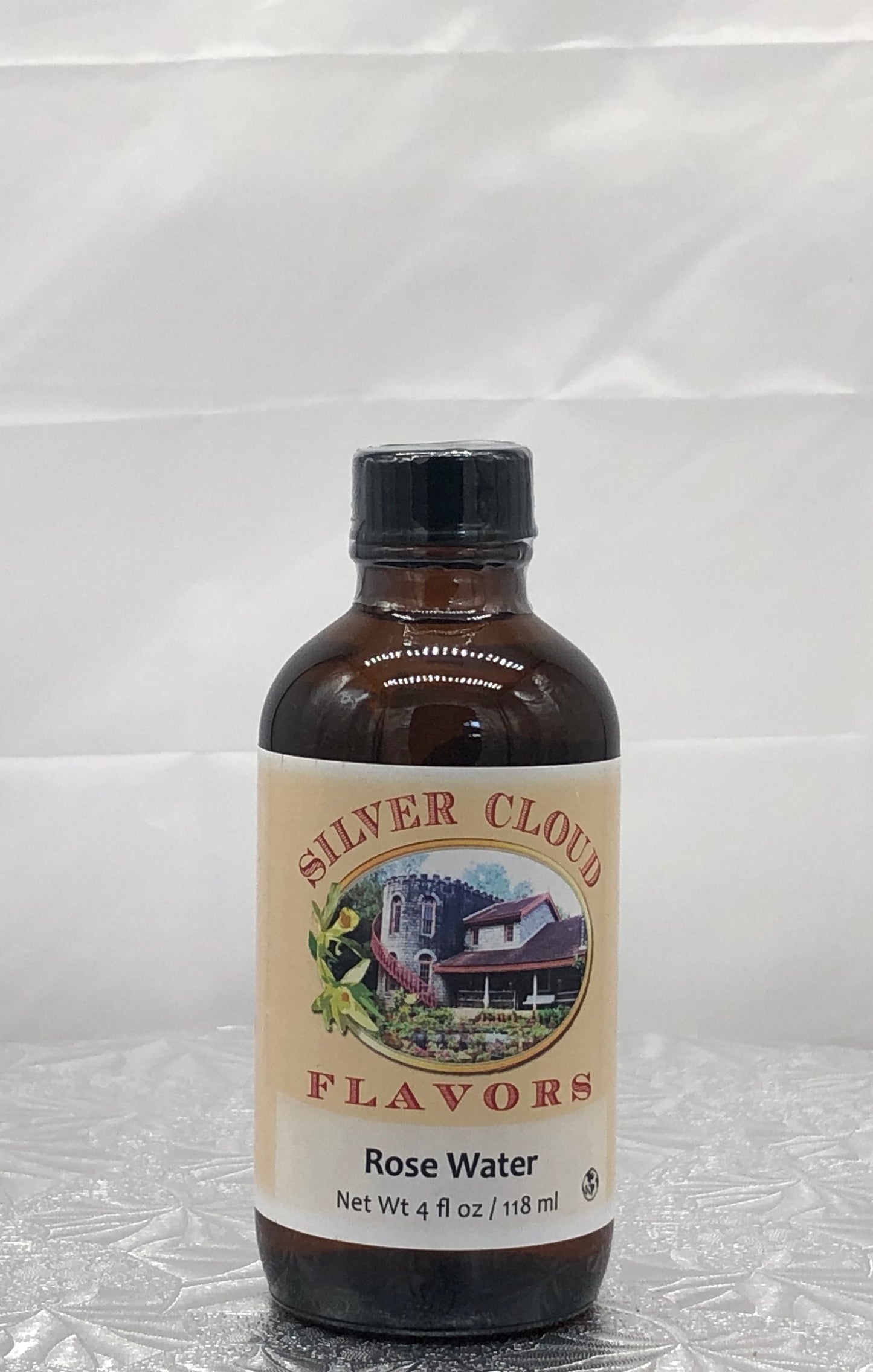 Rose Water, 4oz, Silver Cloud