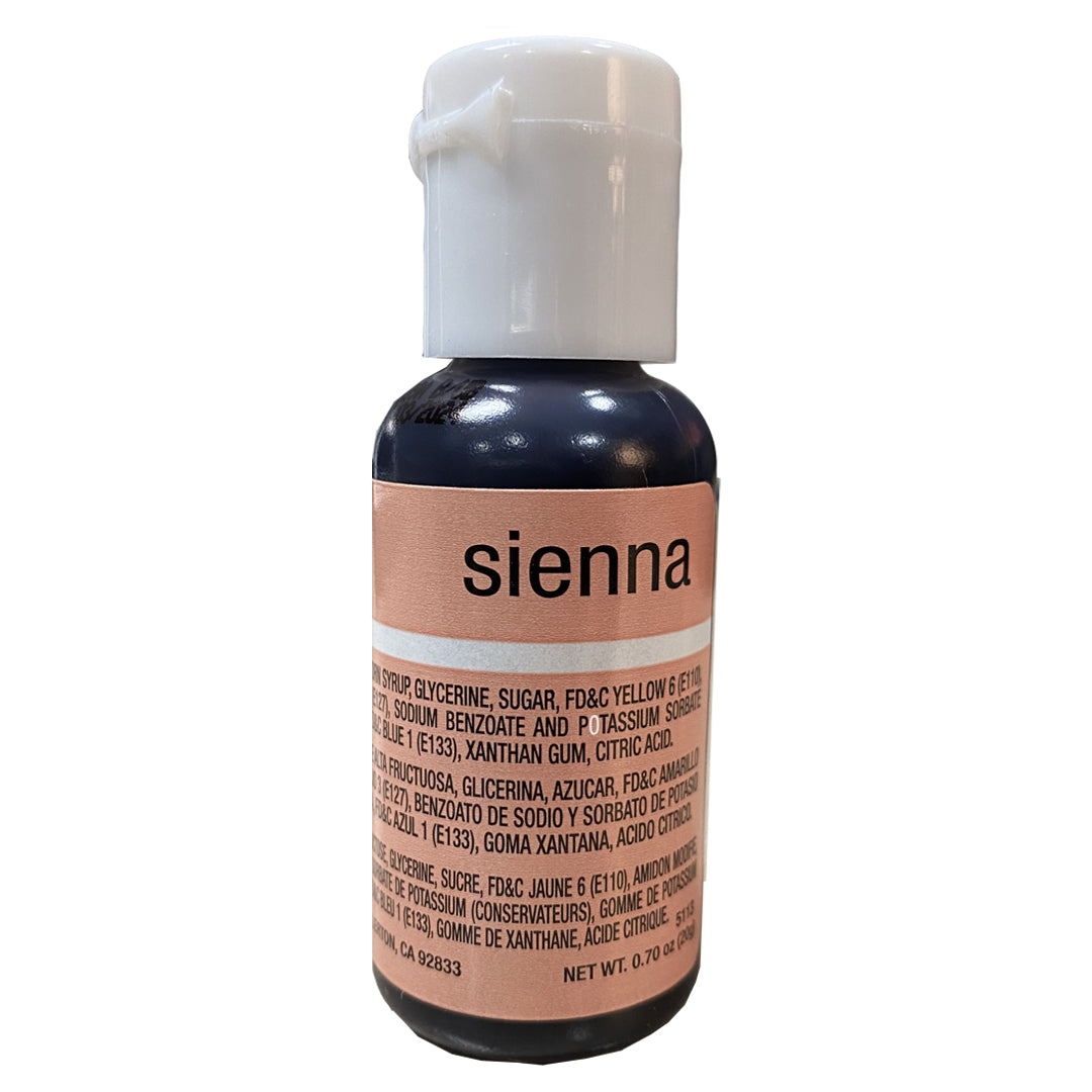 Sienna, Chefmaster Liqua-Gel Food Color, .70oz