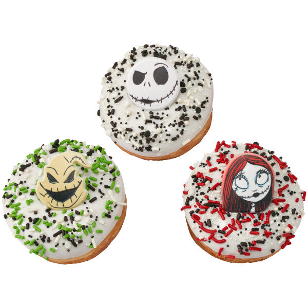 The Nightmare Before Christmas Cupcake Rings - 12 Rings