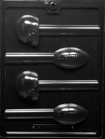 Football And Helmet Pretzel Chocolate Mold