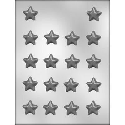 1 1/8 Inch, Star Chocolate Mold (18 Cavities)